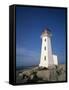 Lighthouse at Peggys Cove Near Halifax in Nova Scotia, Canada, North America-Renner Geoff-Framed Stretched Canvas