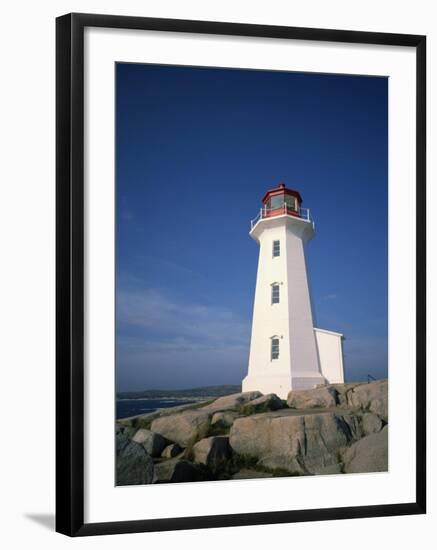 Lighthouse at Peggys Cove Near Halifax in Nova Scotia, Canada, North America-Renner Geoff-Framed Photographic Print