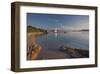 Lighthouse at Punta Faro in Palau, Province of Olbia-Tempio, Sardinia, Italy-null-Framed Art Print