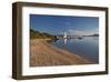 Lighthouse at Punta Faro in Palau, Province of Olbia-Tempio, Sardinia, Italy-null-Framed Art Print