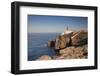 Lighthouse at sunrise, Cabo de Sao Vicente, Sagres, Algarve, Portugal, Europe-Markus Lange-Framed Photographic Print