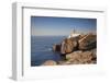 Lighthouse at sunrise, Cabo de Sao Vicente, Sagres, Algarve, Portugal, Europe-Markus Lange-Framed Photographic Print