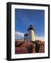 Lighthouse at Sunrise, Nantucket, MA-Walter Bibikow-Framed Photographic Print