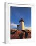 Lighthouse at Sunrise, Nantucket, MA-Walter Bibikow-Framed Photographic Print