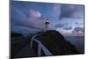 Lighthouse at sunset, Cape Byron Lighthouse, Cape Byron, New South Wales, Australia-Panoramic Images-Mounted Photographic Print