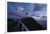 Lighthouse at sunset, Cape Byron Lighthouse, Cape Byron, New South Wales, Australia-Panoramic Images-Framed Photographic Print