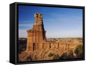Lighthouse at Sunset, Palo Duro Canyon State Park, Canyon, Panhandle, Texas, USA-Rolf Nussbaumer-Framed Stretched Canvas