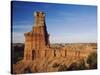 Lighthouse at Sunset, Palo Duro Canyon State Park, Canyon, Panhandle, Texas, USA-Rolf Nussbaumer-Stretched Canvas