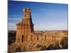 Lighthouse at Sunset, Palo Duro Canyon State Park, Canyon, Panhandle, Texas, USA-Rolf Nussbaumer-Mounted Photographic Print