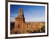 Lighthouse at Sunset, Palo Duro Canyon State Park, Canyon, Panhandle, Texas, USA-Rolf Nussbaumer-Framed Photographic Print