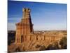 Lighthouse at Sunset, Palo Duro Canyon State Park, Canyon, Panhandle, Texas, USA-Rolf Nussbaumer-Mounted Photographic Print