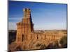 Lighthouse at Sunset, Palo Duro Canyon State Park, Canyon, Panhandle, Texas, USA-Rolf Nussbaumer-Mounted Photographic Print