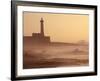 Lighthouse at Sunset with Crashing Waves, Morocco-Merrill Images-Framed Photographic Print
