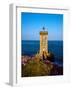 Lighthouse at the Coast, Kermorvan Lighthouse, Finistere, Brittany, France-null-Framed Photographic Print