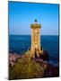 Lighthouse at the Coast, Kermorvan Lighthouse, Finistere, Brittany, France-null-Mounted Photographic Print