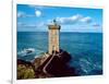 Lighthouse at the Coast, Kermorvan Lighthouse, Finistere, Brittany, France-null-Framed Photographic Print