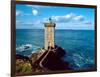 Lighthouse at the Coast, Kermorvan Lighthouse, Finistere, Brittany, France-null-Framed Photographic Print