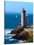 Lighthouse at the Coast, Phare Du Petit Minou, Goulet De Brest, Finistere, Brittany, France-null-Stretched Canvas