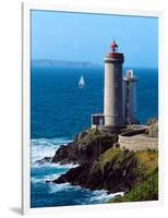 Lighthouse at the Coast, Phare Du Petit Minou, Goulet De Brest, Finistere, Brittany, France-null-Framed Photographic Print