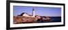 Lighthouse at the Coast, Portland Head Lighthouse, Cape Elizabeth, Maine, New England, USA-null-Framed Photographic Print