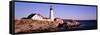 Lighthouse at the Coast, Portland Head Lighthouse, Cape Elizabeth, Maine, New England, USA-null-Framed Stretched Canvas