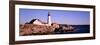 Lighthouse at the Coast, Portland Head Lighthouse, Cape Elizabeth, Maine, New England, USA-null-Framed Photographic Print