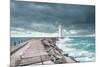 Lighthouse at the End of the Pier-ilker canikligil-Mounted Photographic Print