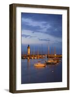 Lighthouse at the Old Fishery Port-Markus Lange-Framed Photographic Print