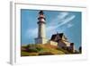 Lighthouse at Two Lights-Edward Hopper-Framed Art Print