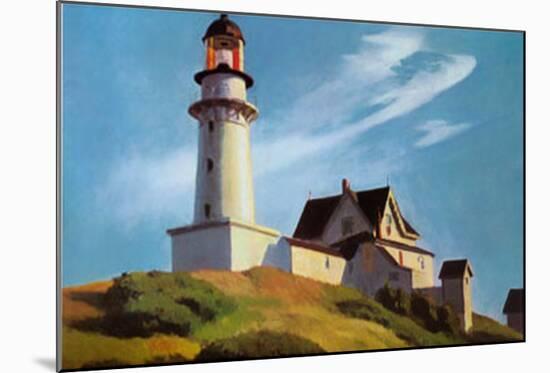 Lighthouse at Two Lights-Edward Hopper-Mounted Art Print