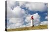 Lighthouse at West Ellenbogen, Sylt, Nordfriesland, Schleswig-Holstein, Germany-null-Stretched Canvas