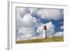 Lighthouse at West Ellenbogen, Sylt, Nordfriesland, Schleswig-Holstein, Germany-null-Framed Photographic Print