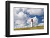 Lighthouse at West Ellenbogen, Sylt, Nordfriesland, Schleswig-Holstein, Germany-null-Framed Photographic Print