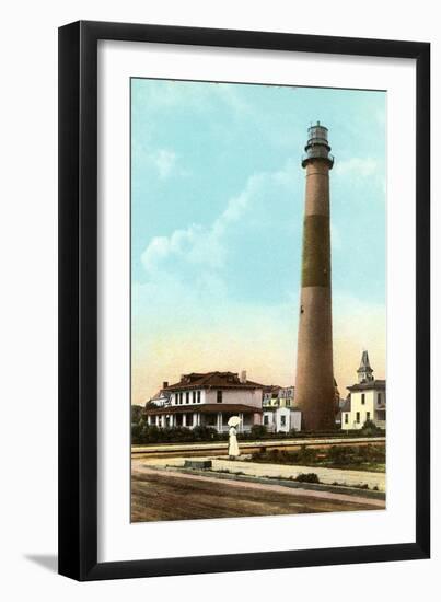 Lighthouse, Atlantic City, New Jersey-null-Framed Art Print