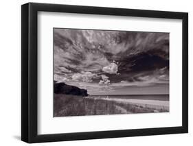 Lighthouse Beach Evanston IL BW-Steve Gadomski-Framed Photographic Print