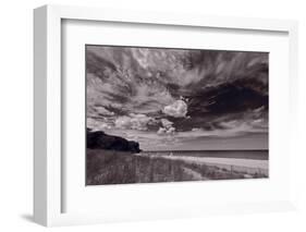 Lighthouse Beach Evanston IL BW-Steve Gadomski-Framed Photographic Print