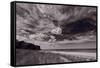 Lighthouse Beach Evanston IL BW-Steve Gadomski-Framed Stretched Canvas