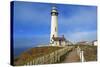 Lighthouse, Big Sur Coast, California-robert cicchetti-Stretched Canvas