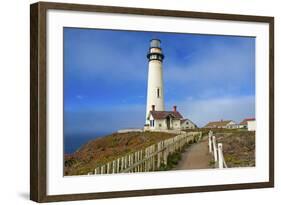 Lighthouse, Big Sur Coast, California-robert cicchetti-Framed Photographic Print