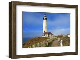 Lighthouse, Big Sur Coast, California-robert cicchetti-Framed Photographic Print