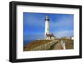 Lighthouse, Big Sur Coast, California-robert cicchetti-Framed Photographic Print