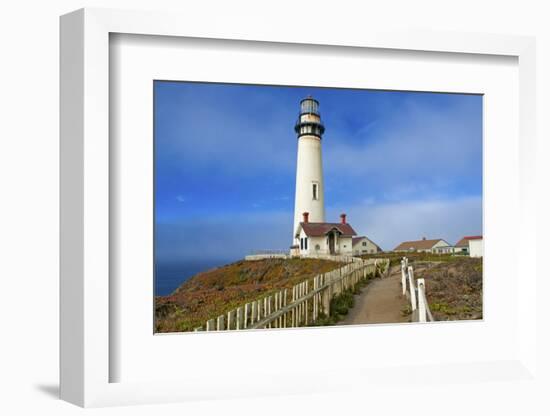 Lighthouse, Big Sur Coast, California-robert cicchetti-Framed Photographic Print