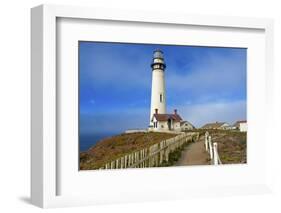 Lighthouse, Big Sur Coast, California-robert cicchetti-Framed Photographic Print