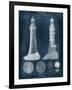 Lighthouse Blueprint-Vision Studio-Framed Art Print