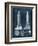 Lighthouse Blueprint-Vision Studio-Framed Art Print