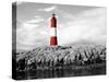 Lighthouse Border-Anna Coppel-Stretched Canvas