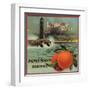 Lighthouse Brand - Ruddock, California - Citrus Crate Label-Lantern Press-Framed Art Print