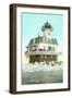 Lighthouse, Bridgeport, Connecticut-null-Framed Art Print