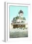 Lighthouse, Bridgeport, Connecticut-null-Framed Art Print