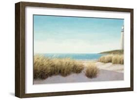 Lighthouse by the Sea-James Wiens-Framed Art Print